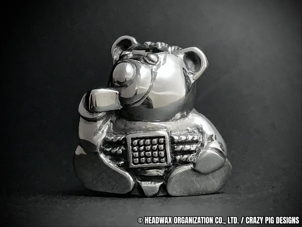 hide × CRAZY PIG DESIGNS】 コラボ第3弾『PSYCHO TEDDY BEAR KEYRING