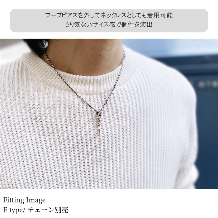 【deaf breed デフブリード】-925-限定ピアス 9HP-1