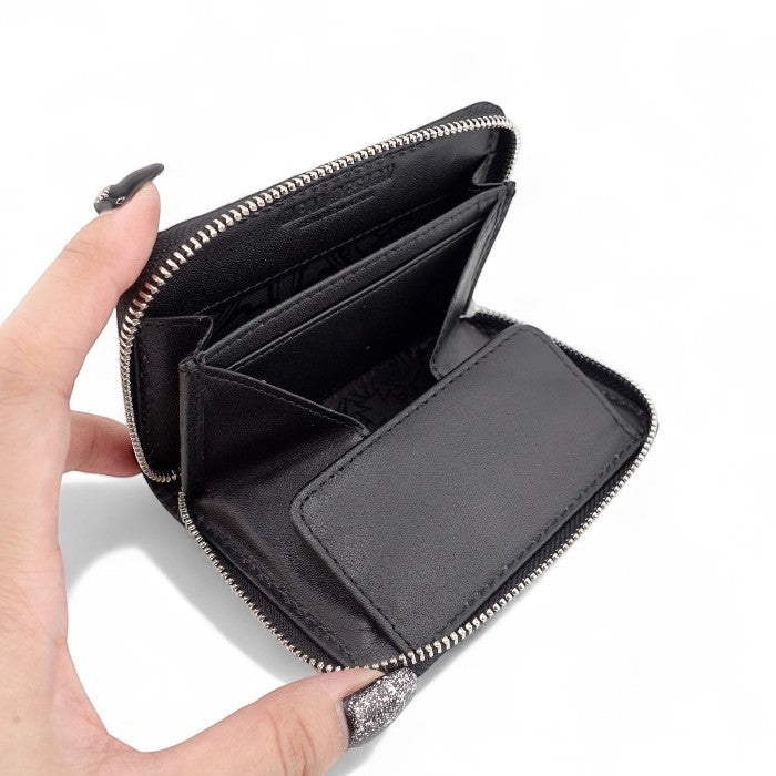 【DEAL DESIGN ディールデザイン】393828 ラウンドコインケース/型押しクロコケース