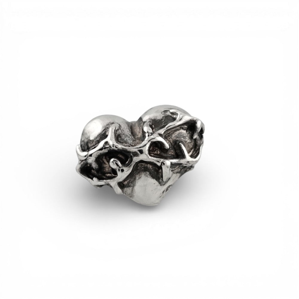 GODSIZE スタンプワークハートペンダント ゴッドサイズ シルバー925 GODSIZE ゴッドサイズ】GS-STD-008 HEART STUD/ハートスタッド – -925