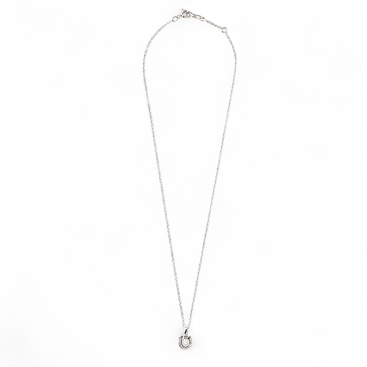【King Limo キングリモ】KLT05CZ：TINY HIGHROLLER NECKLACE-SV PAVE タイニーハイローラーネックレス