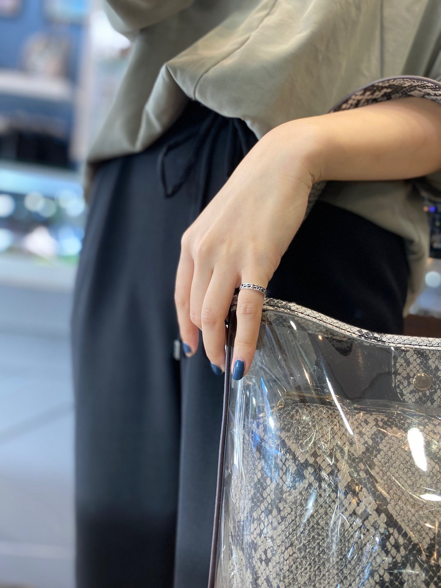 【Bastille バスティーユ】BHAR-035：Small ambre paroles Ring スモールアンバーパロールリング