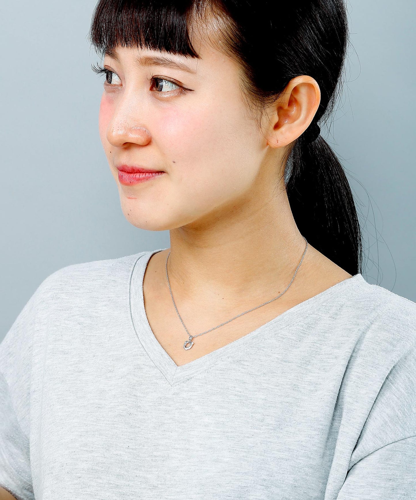 【King Limo キングリモ】KLT05GCZ：TINY HIGHROLLER NECKLACE-GD PAVE タイニーハイローラーネックレス