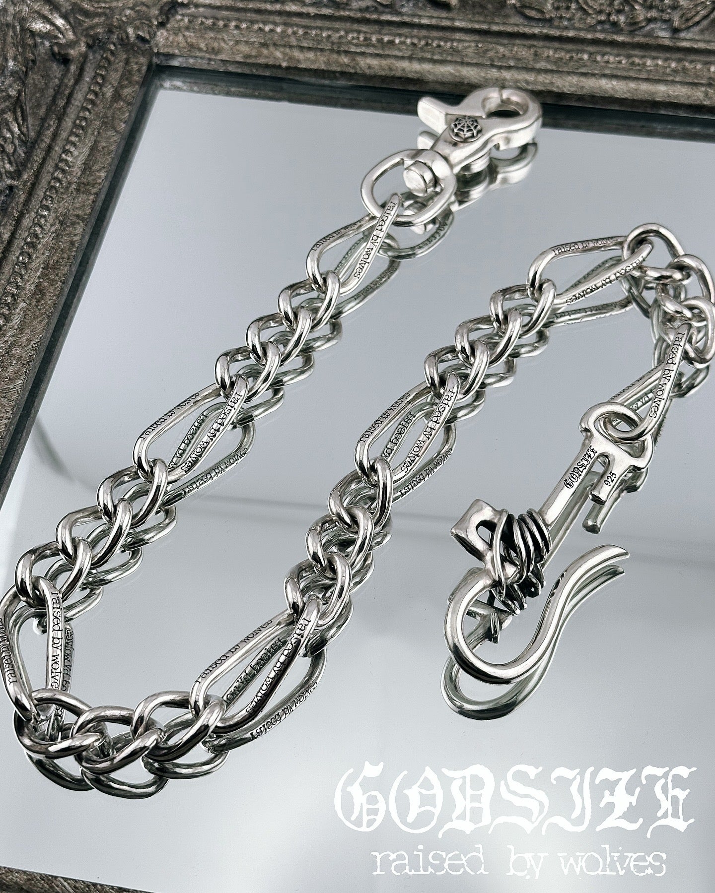 【GODSIZE ゴッドサイズ】FIGARO WALLET CHAIN / ゴッドサイズ フィガロ ウォレットチェーン