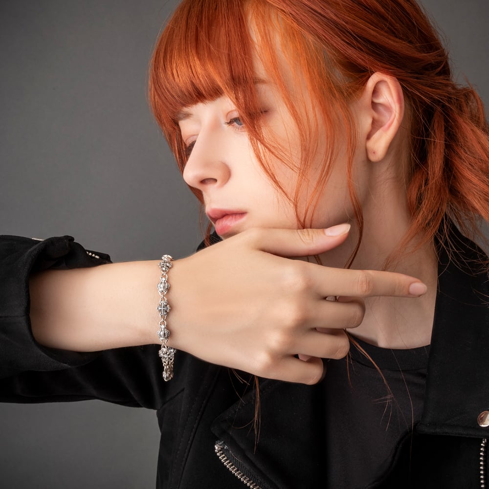 【Artemis Kings アルテミスキングス】AKB0034 アイアンクロスブレスレット