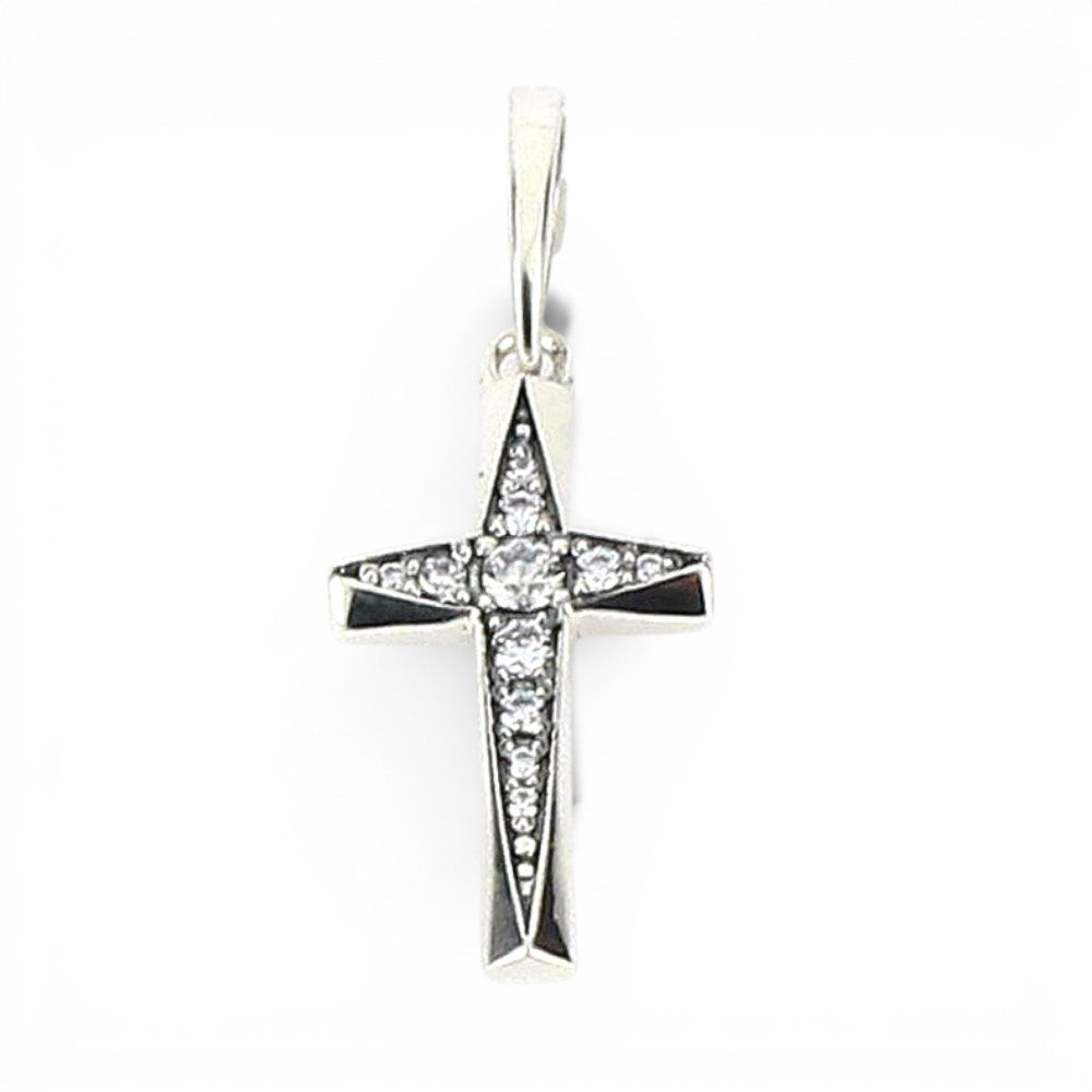 【King Limo キングリモ】KLCM38CZ:CROSS EDGE CHARM-Silver