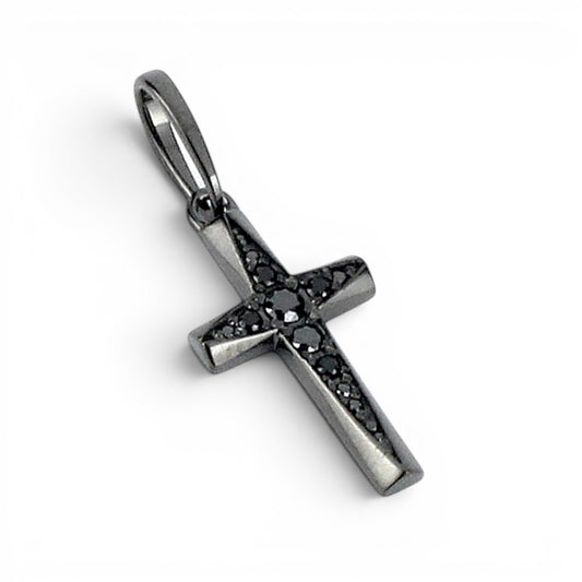 【King Limo】KLCM38CZ:CROSS EDGE CHARM-BK