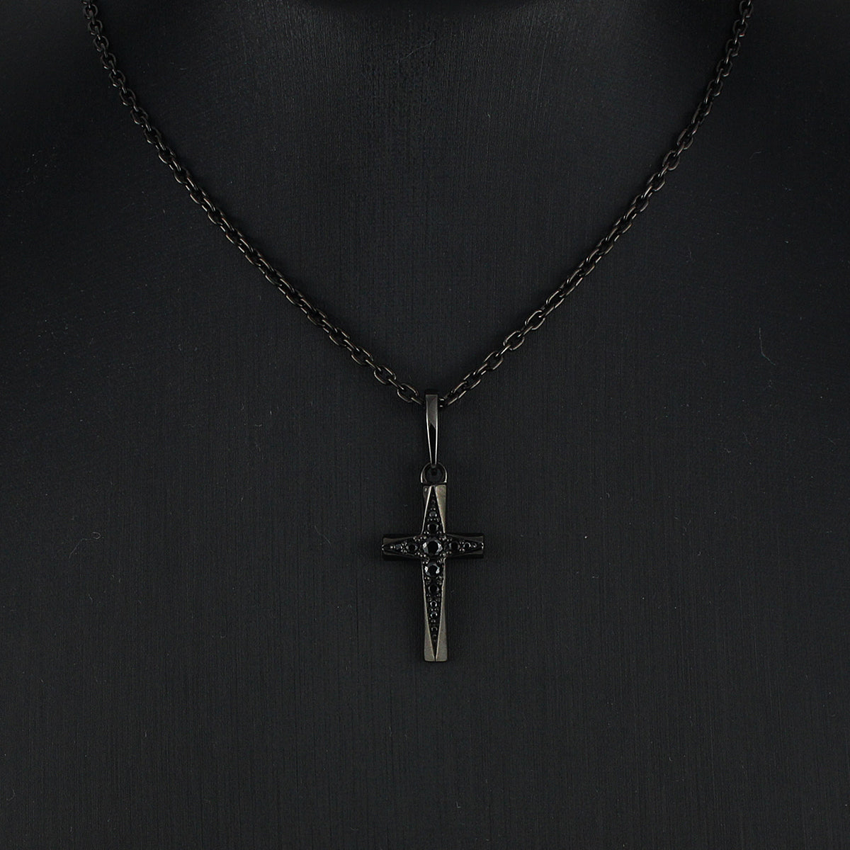【King Limo キングリモ】KLCM38CZ:CROSS EDGE CHARM-BK