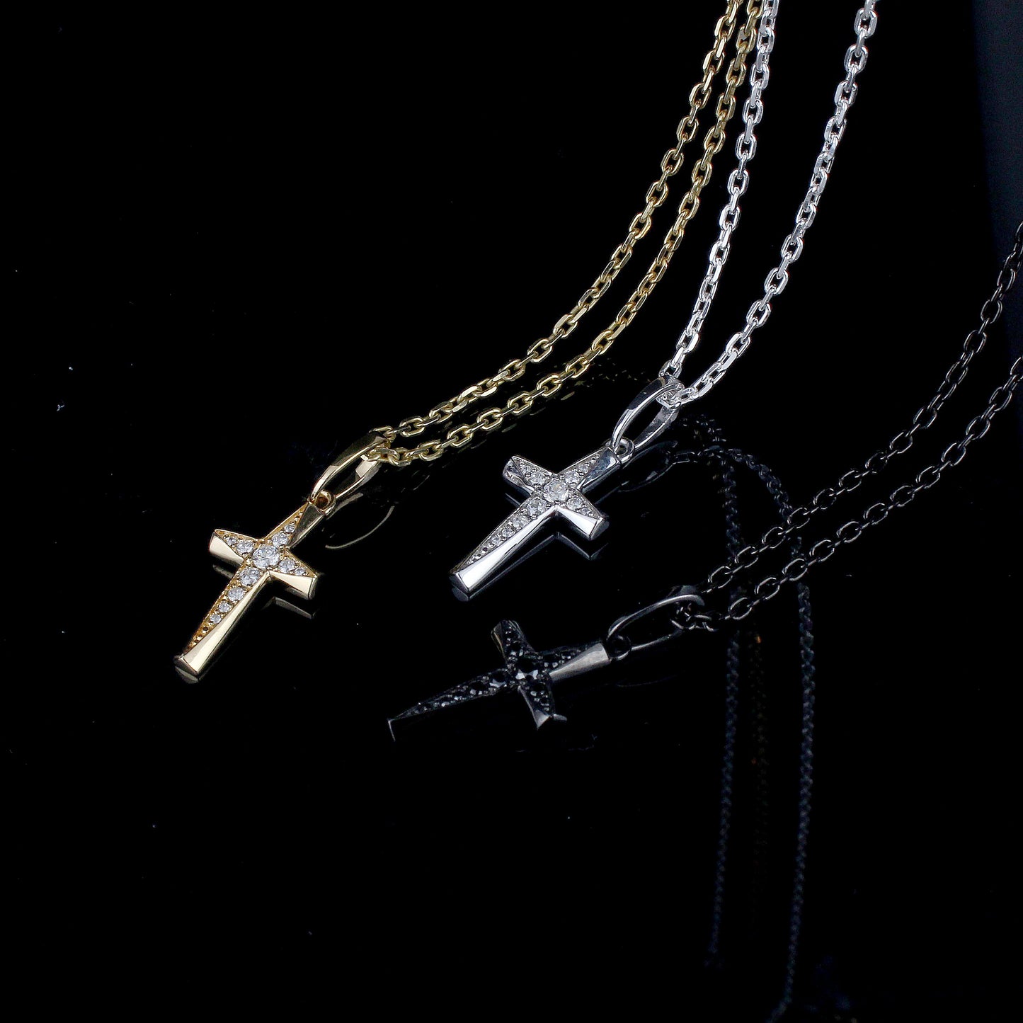 【King Limo キングリモ】KLCM38CZ:CROSS EDGE CHARM-GD