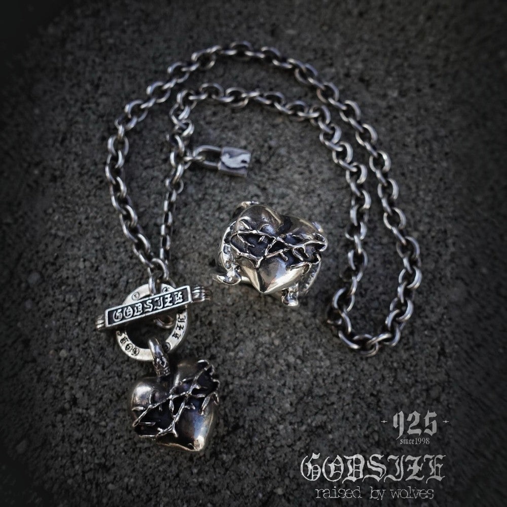 【GODSIZE ゴッドサイズ】GS-253R HEART RING [LARGE] / ハートリング ラージ