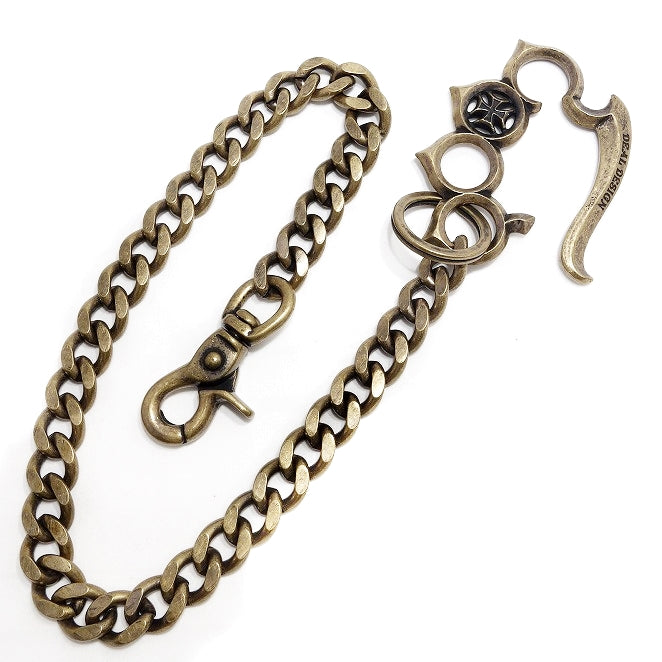 【DEAL DESIGN ディールデザイン】391609 ダブレードジャックウォレットチェーン