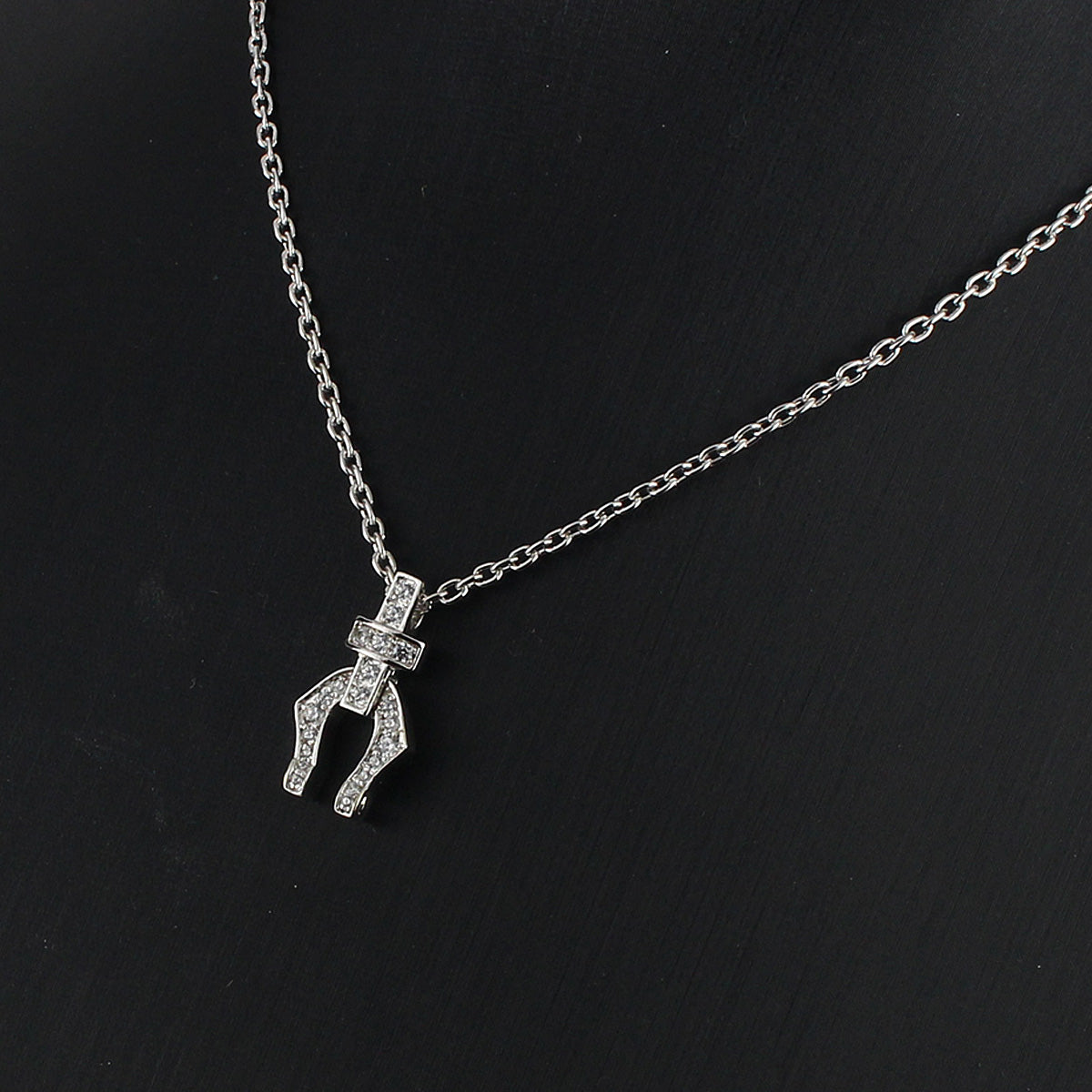 【King Limo キングリモ】KLCM39CZ：GRACE CHARM NECKLACE グレースチャームネックレス