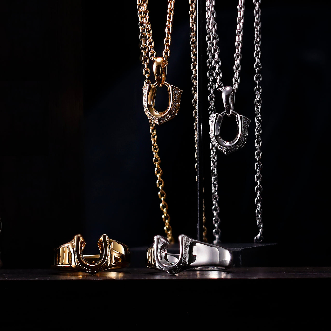 【King Limo キングリモ】KLCR04GCZ：MICRO HIGH ROLLER RING-GD マイクロハイローラーリング