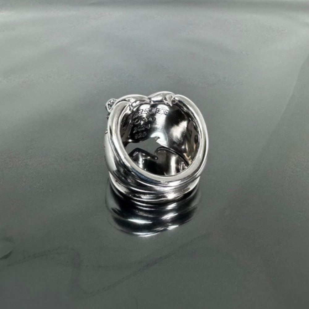 【GODSIZE ゴッドサイズ】GS-253R HEART RING [LARGE] / ハートリング ラージ