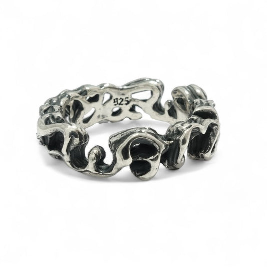 【GODSIZE ゴッドサイズ】GS-205r Palmette Scroll Ring パルメットスクロールリング (コピー)