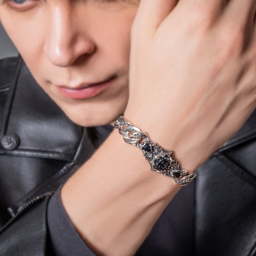 【Artemis Classic アルテミスクラシック】ACB0131 ブラックナイトブレスレット