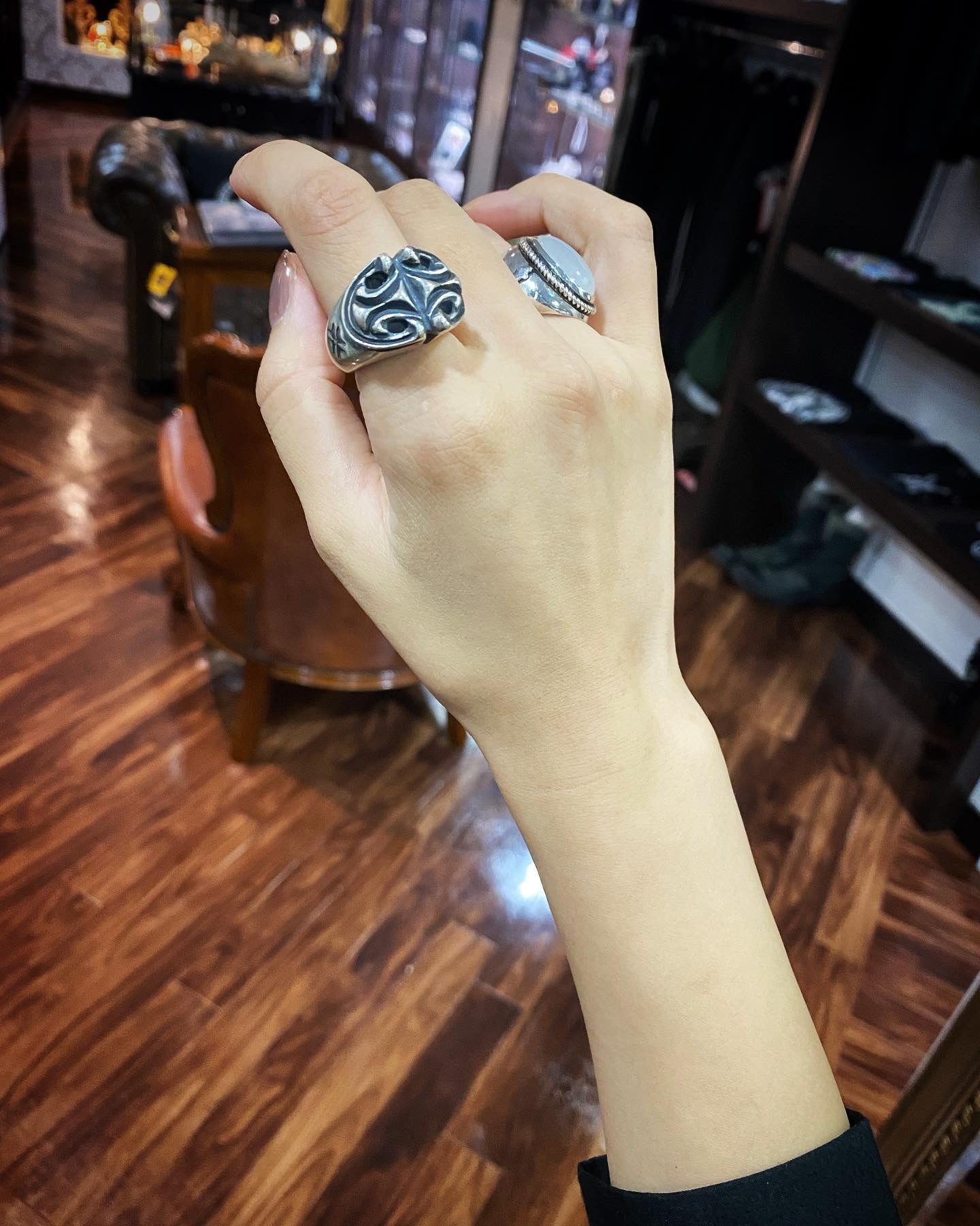 【Gaboratory ガボラトリー】Sculpted Oval Ring スカルプテッドオーバルリング