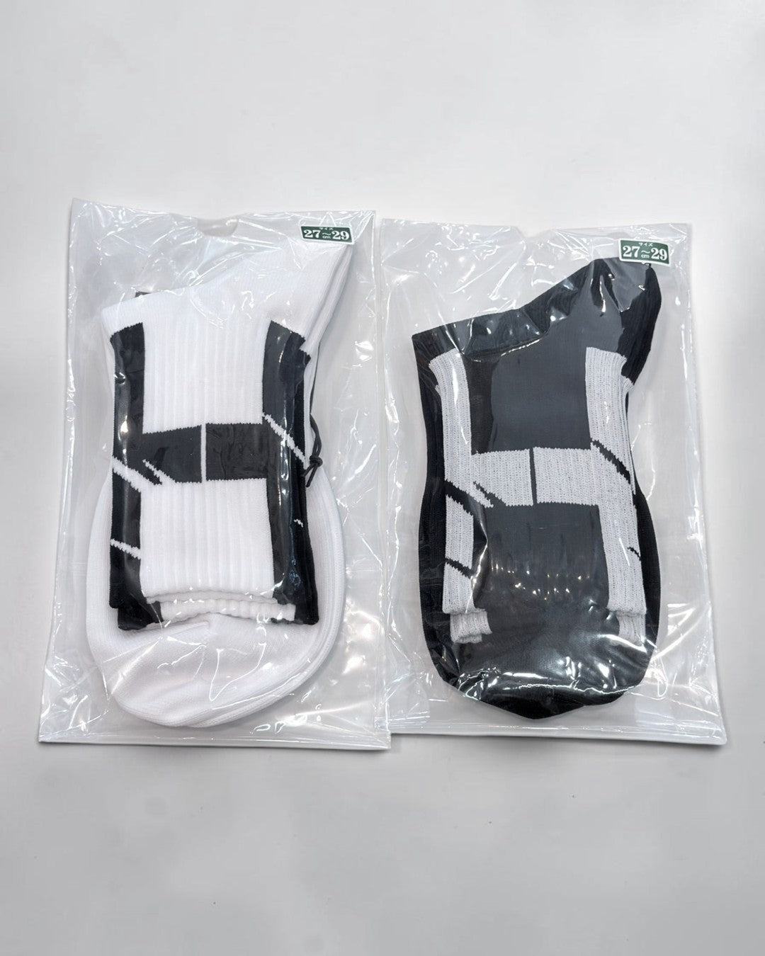 【kiryuyrik キリュウキリュウ】KW-SKS01-CROSS white black 2色展開 Socks ソックス