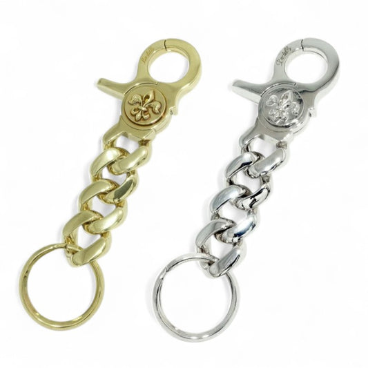 【Bastille バスティーユ】BHAK-004 : Classic Lily Key Chain-Brass クラシックリリーキーチェーン