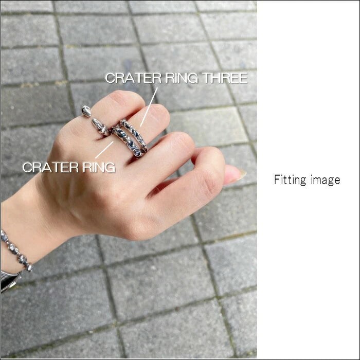 【GODSIZE ゴッドサイズ】GS-221 Crater Ring クレーターリング