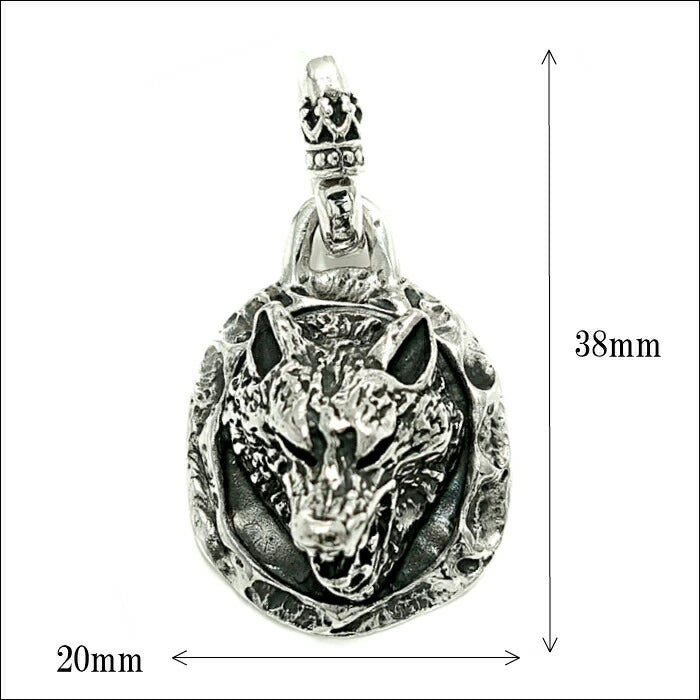 【GODSIZE ゴッドサイズ】925LTD Wolf Pendant -925-限定 ウルフペンダント
