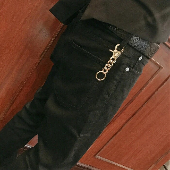 【Bastille バスティーユ】BHAK-004 : Classic Lily Key Chain-Brass クラシックリリーキーチェーン