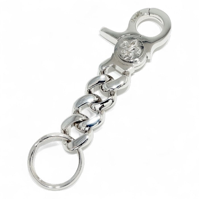 【Bastille バスティーユ】BHAK-004 : Classic Lily Key Chain-Brass クラシックリリーキーチェーン