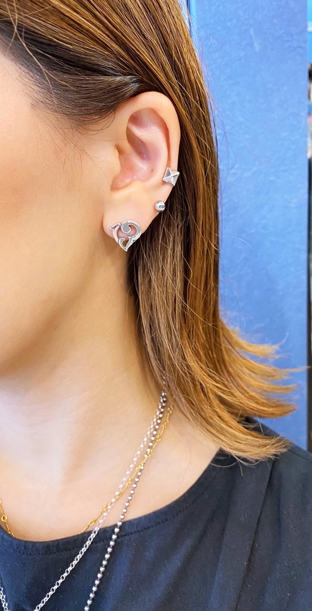 【Rat Race ラットレース】LDE-6 Heart Frame"13" Pierce ハートピアス