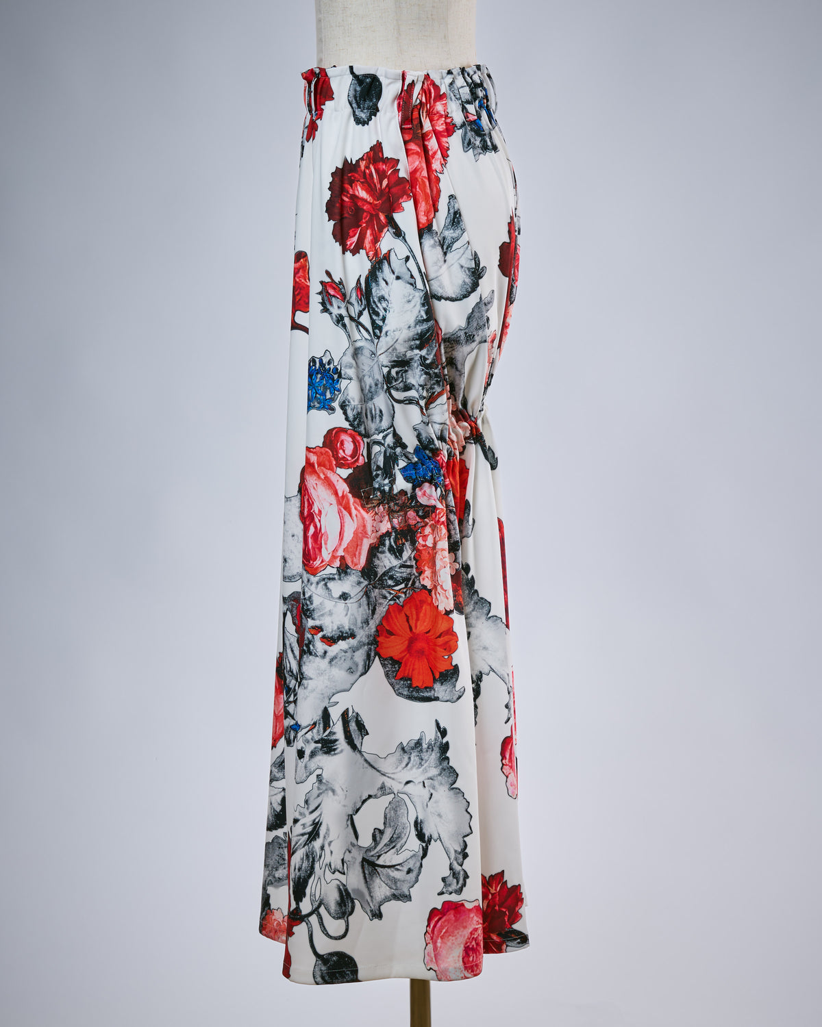 先行予約3-4月入荷予定【THE ONENESS ザ・ワンネス】OJ-OSKT12-900 Shirring Skirt White 10/26締切