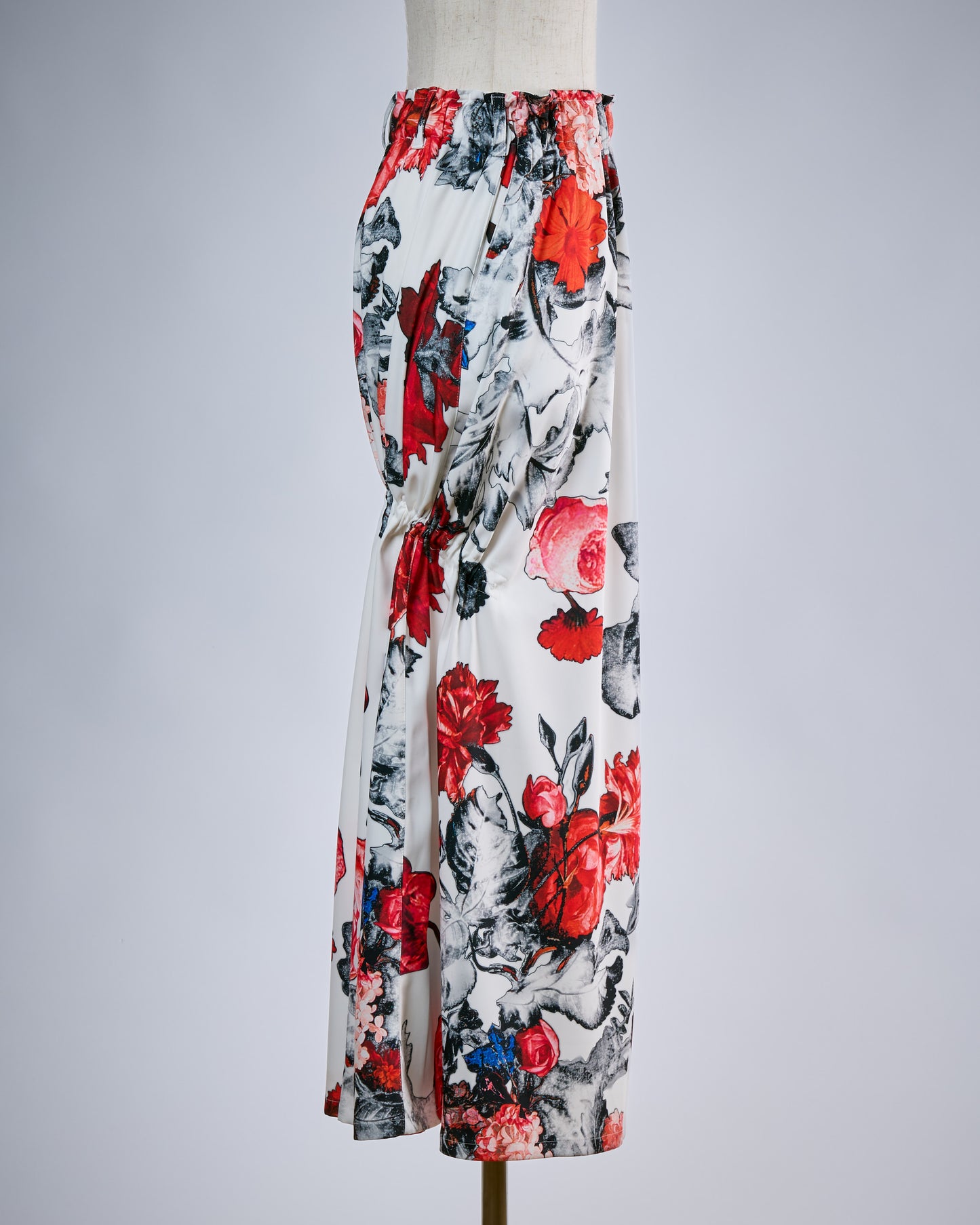 先行予約3-4月入荷予定【THE ONENESS ザ・ワンネス】OJ-OSKT12-900 Shirring Skirt White 10/26締切