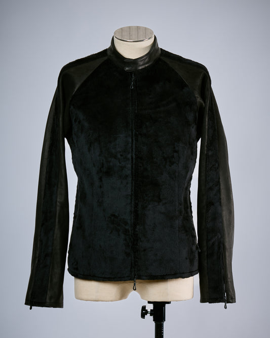 先行予約1-2月入荷予定【THE ONENESS ザ・ワンネス】OJ-OHJ23-910 Real Eco Leather Raglan Blouson 10/26締切