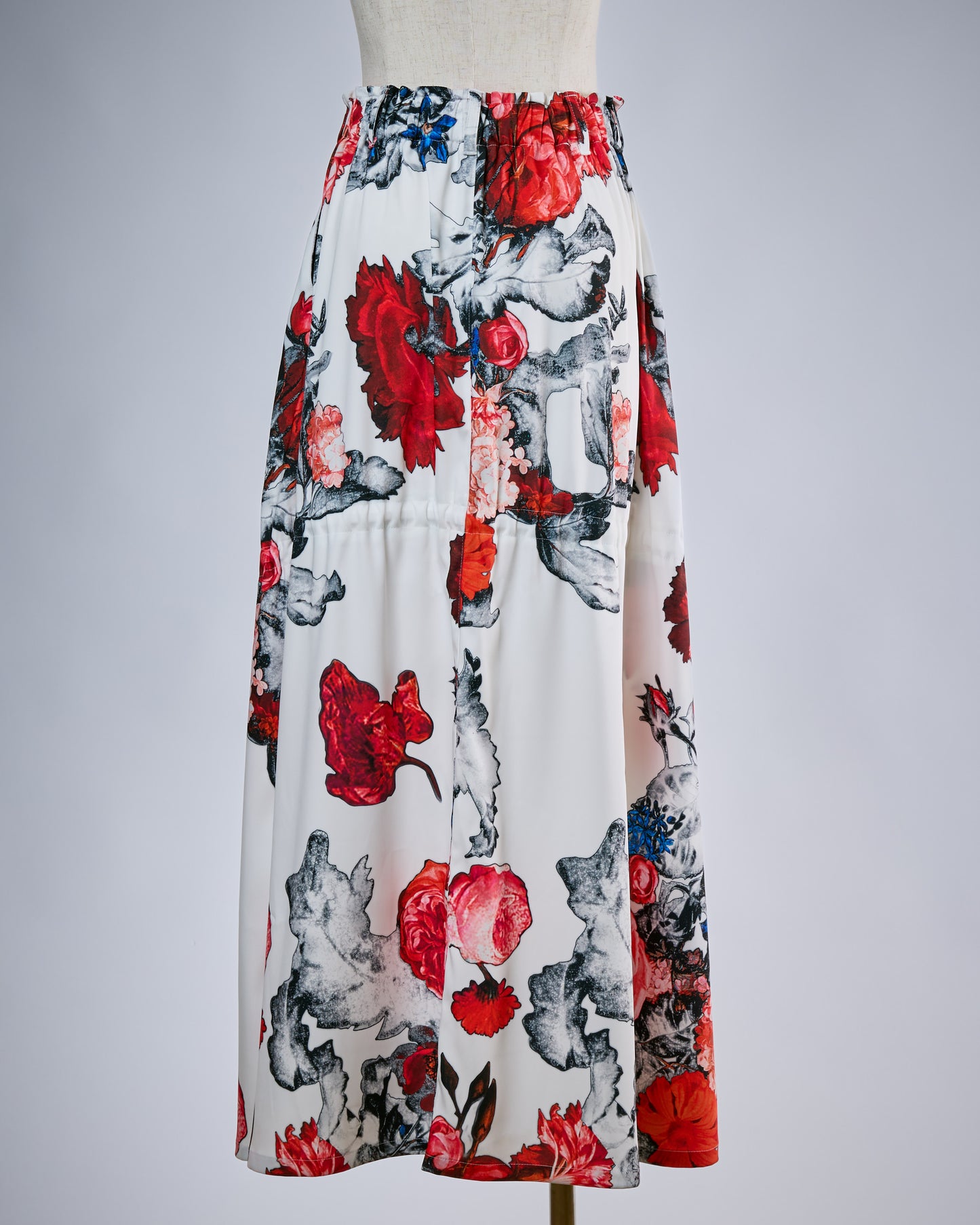 先行予約3-4月入荷予定【THE ONENESS ザ・ワンネス】OJ-OSKT12-900 Shirring Skirt White 10/26締切