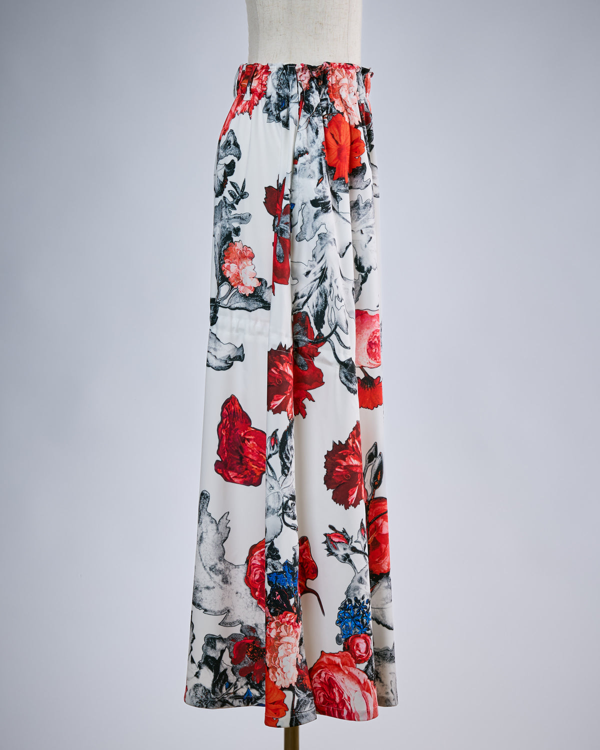 先行予約3-4月入荷予定【THE ONENESS ザ・ワンネス】OJ-OSKT12-900 Shirring Skirt White 10/26締切