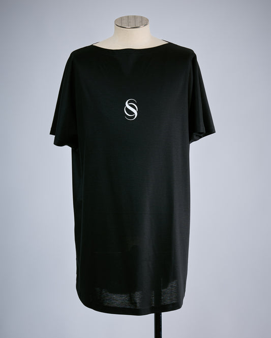 预售商品，预计4-5月到货【THE ONENESS】OJ-HT40-051 TwoWayFrenchSleeveT 黑色 10/26截止