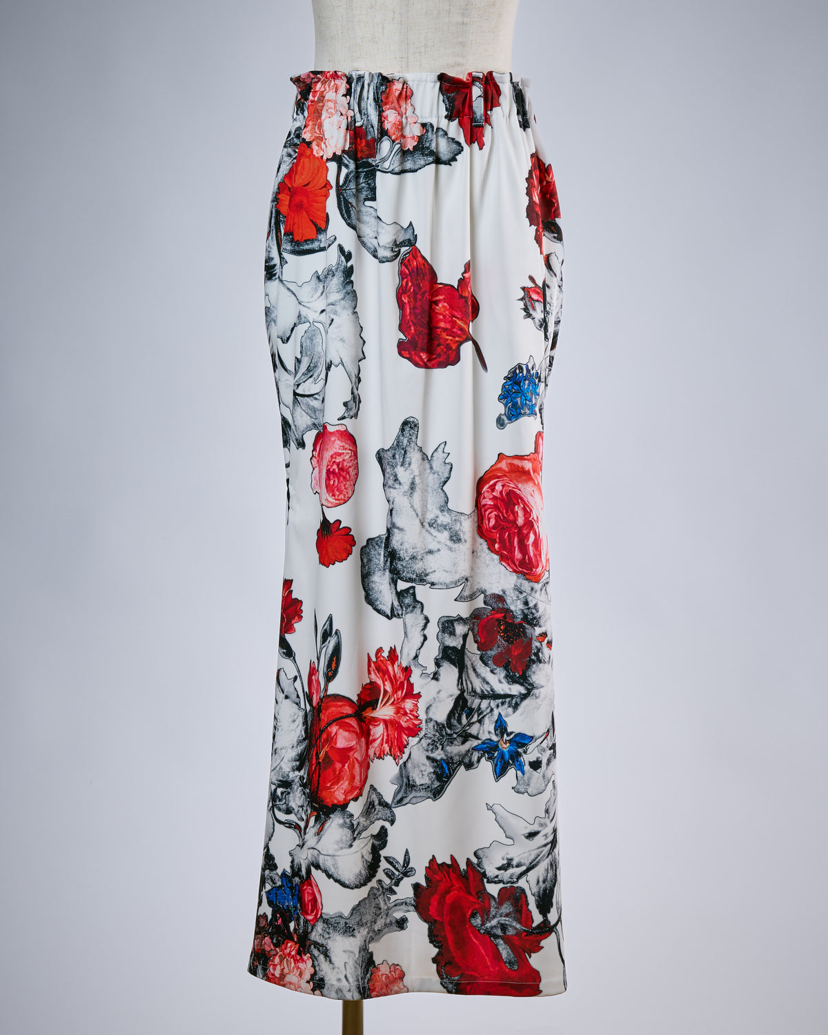 先行予約3-4月入荷予定【THE ONENESS ザ・ワンネス】OJ-OSKT12-900 Shirring Skirt White 10/26締切
