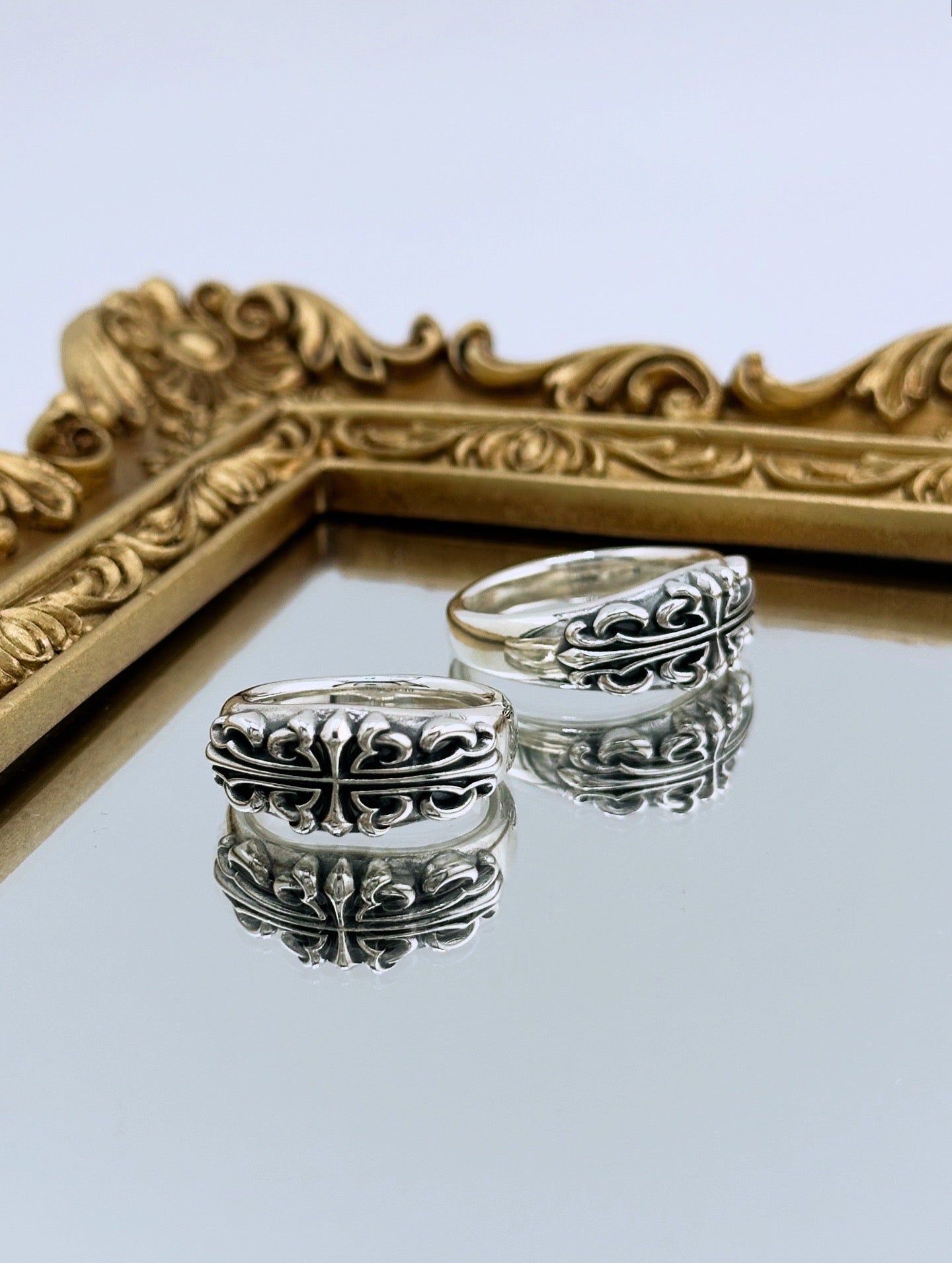 【DEAL DESIGN ディールデザイン】R395262 ブルーミングクロスリング：ナロー