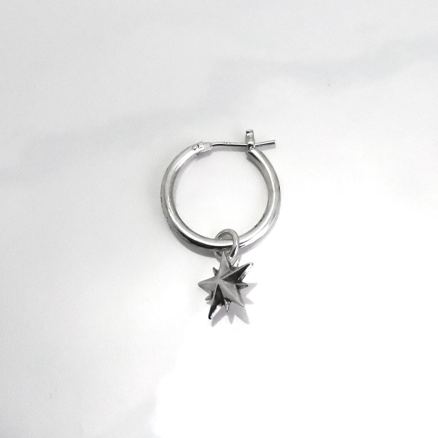 【GODSIZE ゴッドサイズ】 THIN HOOP with 10P STAR/1.8mm