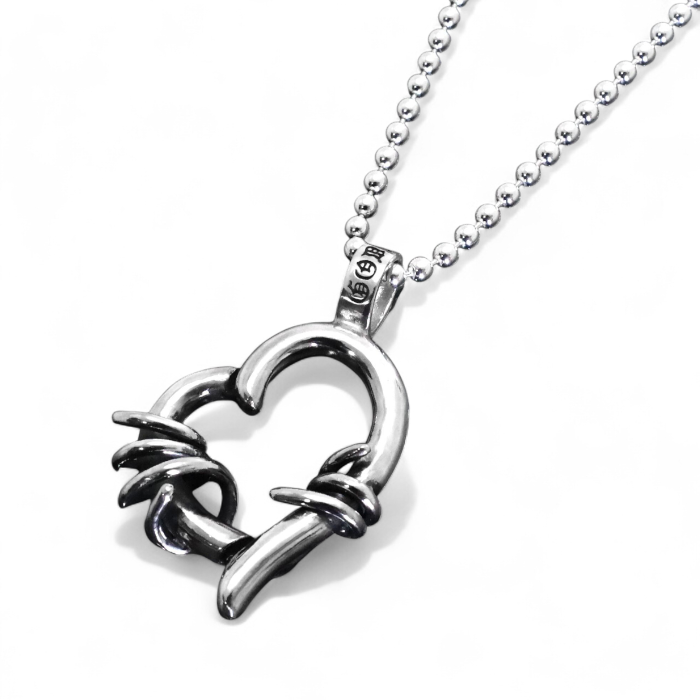 【GODSIZE ゴッドサイズ】 GS-676PD THORNY HEART [LARGE] PENDANT / ソーニーハート L ペンダント