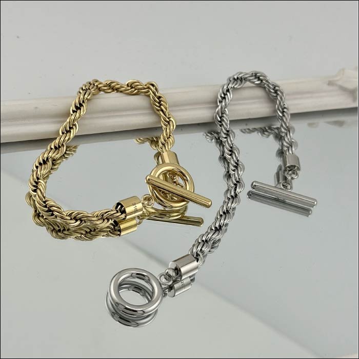 -925- Select: French Rope Bracelet 316BS-08