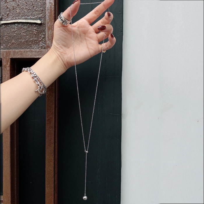-925- Select: Hawaiian Ball Y Necklace