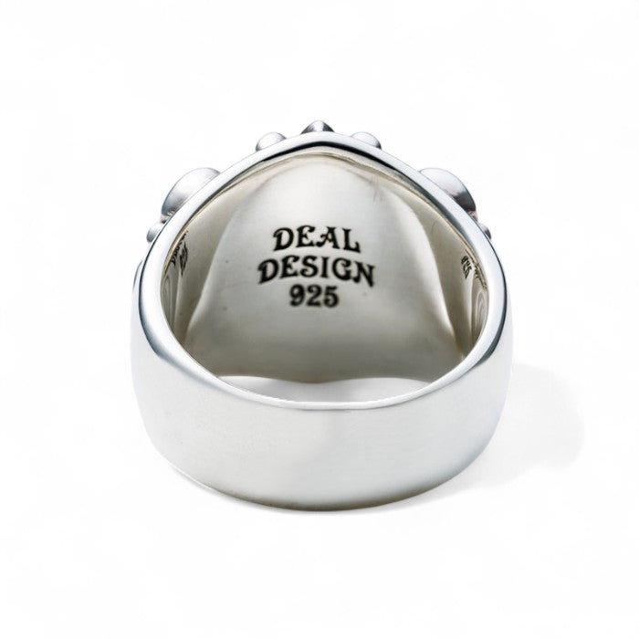 【DEAL DESIGN ディールデザイン】R395264 ブルーミングクロスリング：ワイド