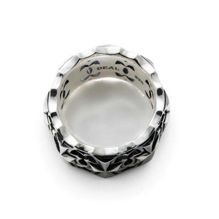 【DEAL DESIGN ディールデザイン】R395289 バレルクロスリング
