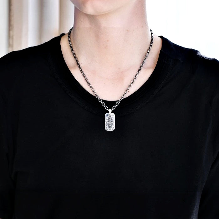 【DEAL DESIGN ディールデザイン】P396131 ムーンクロスドッグタグ