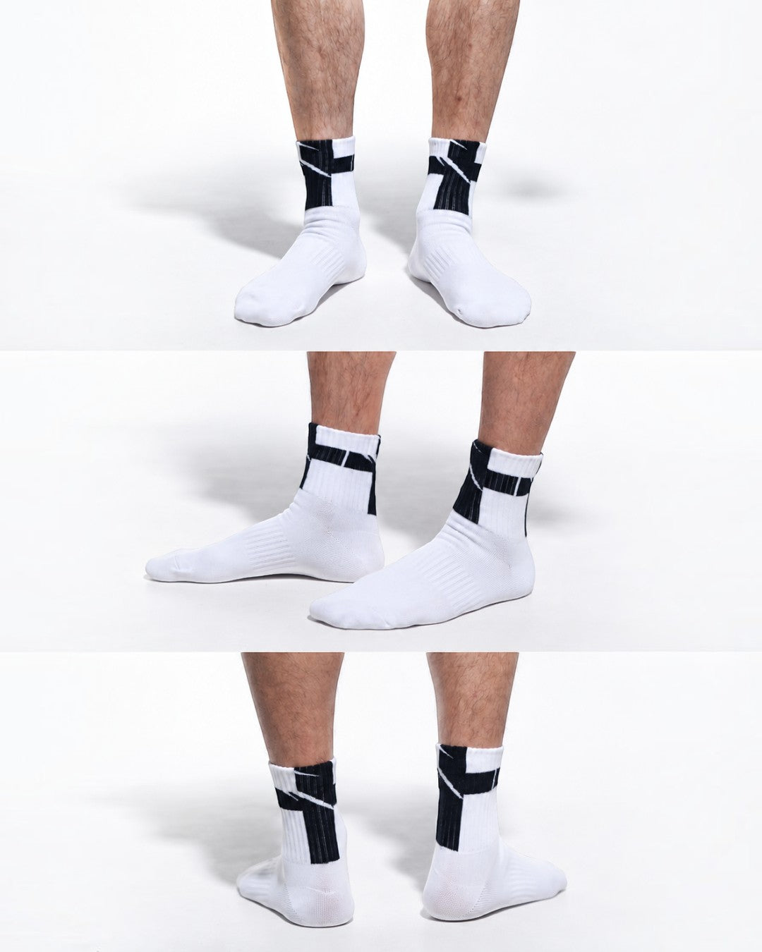 【kiryuyrik キリュウキリュウ】KW-SKS01-CROSS white black 2色展開 Socks ソックス