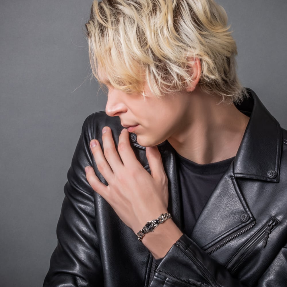 【Artemis Classic アルテミスクラシック】ACB0131 ブラックナイトブレスレット