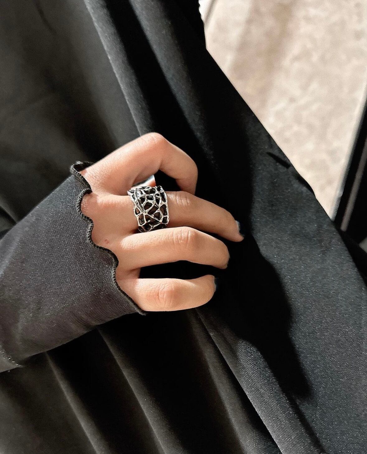 【GODSIZE ゴッドサイズ】GS-206r ROSETTE RING ロゼットリング