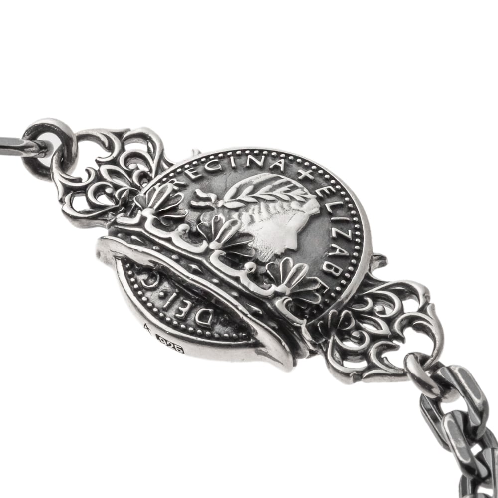 【Artemis Kings アルテミスキングス】AKB0033 幸せのクラウンコインブレスレット