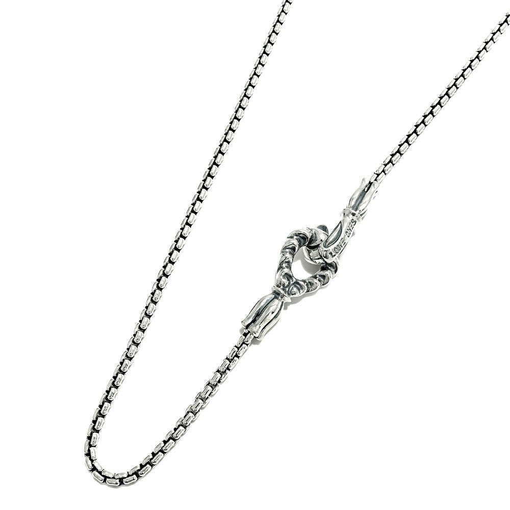 【LONE ONES ロンワンズ】MFNH-0002(M) Rounded Venetian Box Chain(M) 2.2mm