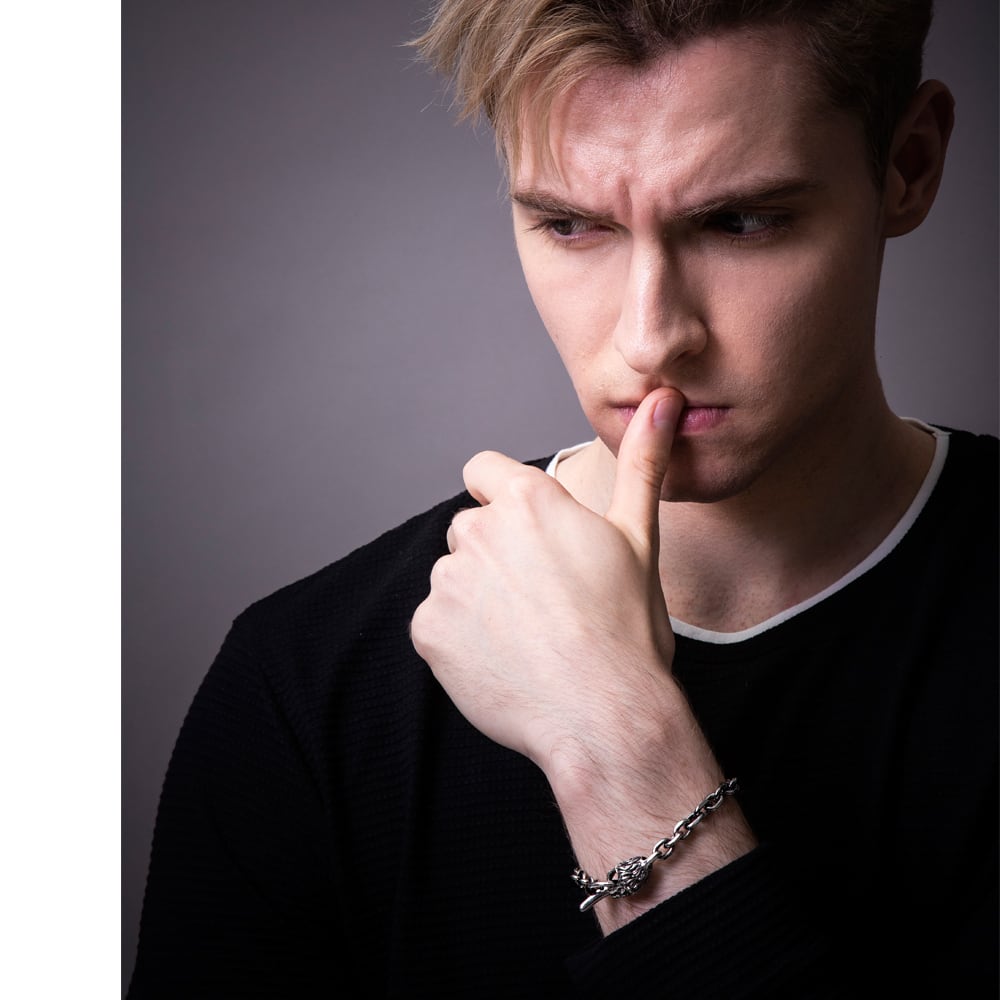 【Artemis Classic アルテミスクラシック】 ACB0114 ライオンTバーブレスレット