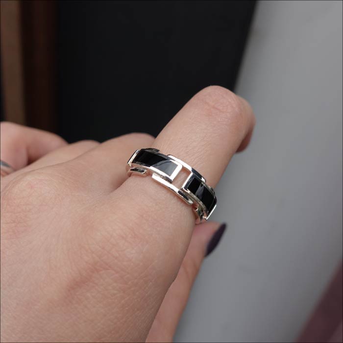【先行予約:7月入荷予定】ONYX RING/オニキスリング
